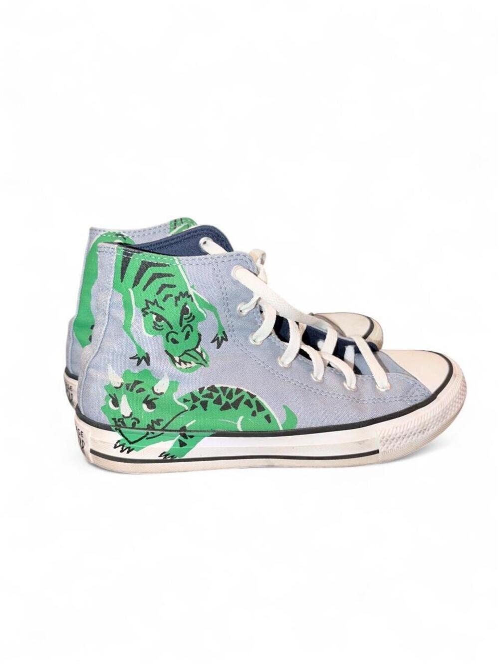 Converse Chuck Taylor All Star Hi "Dino Daze" Blue Slate Sneakers